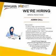 Loker Palembang Admin